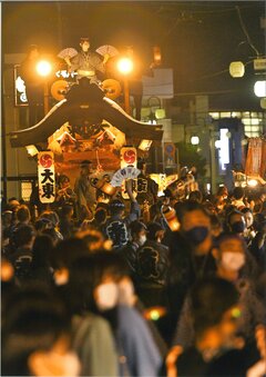 八街神社大祭時の写真