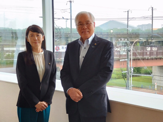 北広島市の上野市長と