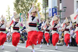 阿波おどりの様子（写真）